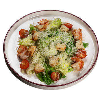 Prato com folhas e legumes